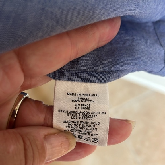 Theory periwinkle top - Picture 7 of 10